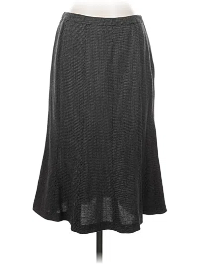 Pre-owned Max Mara Wool Skirt In Gray