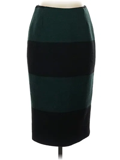 Pre-owned Max Mara Wool Skirt In Green