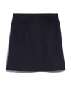 Max Mara Wool Slim Skirt In Gray