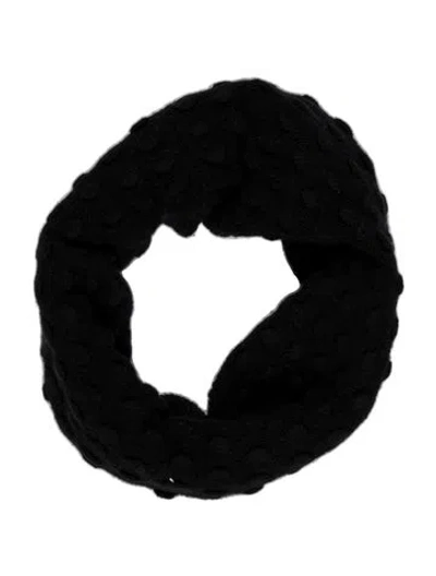 Pre-owned Max Mara Wool Snood In Black
