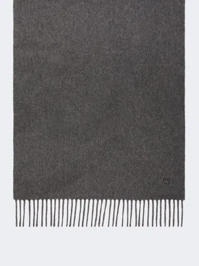 Max Mara Wool Stole In Gray