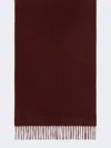 Max Mara Wool Stole In Burgundy