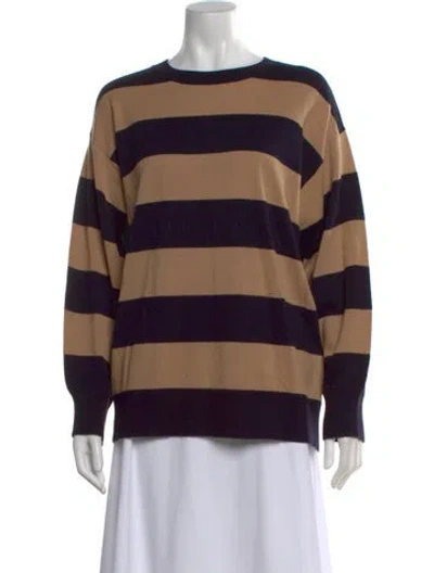 Pre-owned Max Mara Wool Striped Sweater