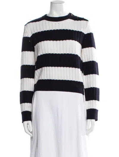 Pre-owned Max Mara Wool Striped Sweater In Multi