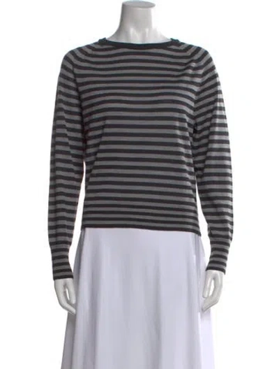 Pre-owned Max Mara Wool Striped Sweater In Multi