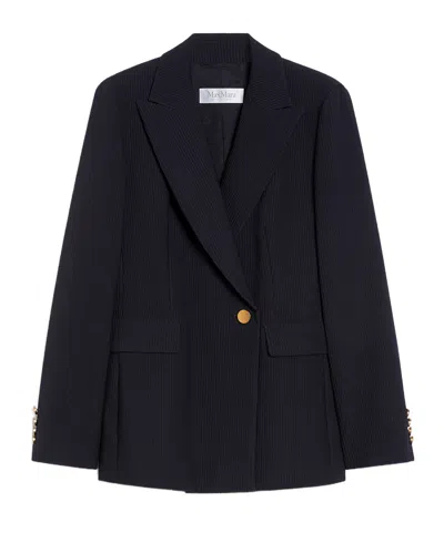 Max Mara Wool Suit Coat In Multicolor