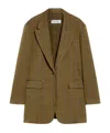 Max Mara Wool Suit Coat In Brown