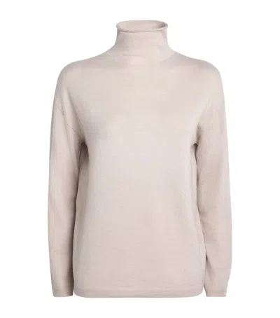 Max Mara Wool Sweater In Grey