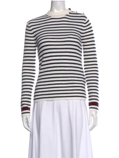 Pre-owned Max Mara Wool Sweater In White