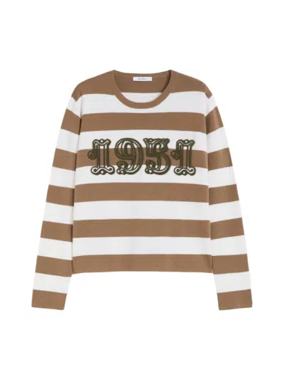 MAX MARA MAX MARA WOOL SWEATER WITH EMBROIDERY