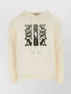Max Mara Wool Taddeo Sweatshirt With Hood And Drawstring In Neutral