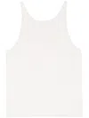 Max Mara White Wool Top In White