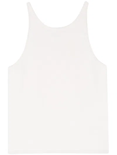 Max Mara Wool Top In White