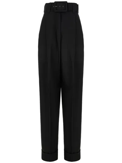 Max Mara Black Wool Pants