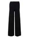 Max Mara Wool Trousers In Black