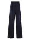 Max Mara Wool Trousers In Blue