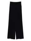 Max Mara Wool Trousers In Blue