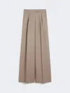Max Mara Wool Trousers In Brown