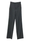 Max Mara Wool Trousers In Gray