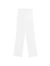 Max Mara Wool Trousers In White