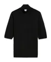 Max Mara Wool Turtleneck Sweater In Black