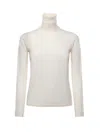 Max Mara Wool Turtleneck In White
