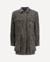 Max Mara Wool Tweed Jacket In Gray