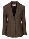 Max Mara Bermuda1234 Blazer In Brown