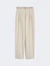 Max Mara Studio Entrata Trouser Beige In Sand
