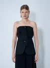 Max Mara Women Wool Waistcoat In Blue