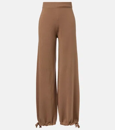 MAX MARA WOOL WIDE-LEG PANTS
