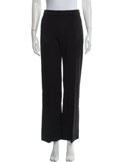 Pre-owned Max Mara Wool Wide Leg Pants In Gray