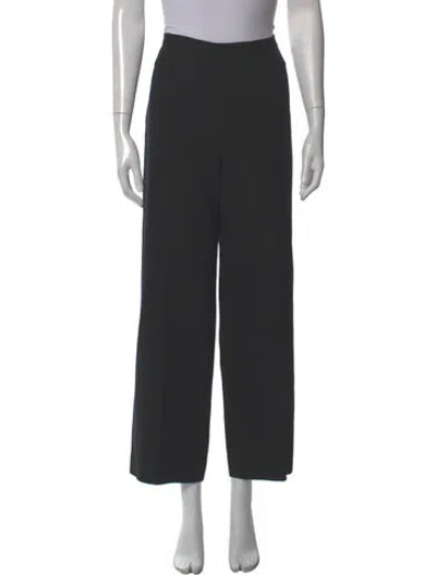 Pre-owned Max Mara Wool Wide Leg Pants In Gray