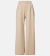 Max Mara Wool Wide-leg Pants In White