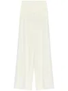 Max Mara Nocera Pleated Wide Leg Virgin Wool Sweater Pants