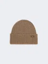Max Mara Wool Yarn Beanie In Brown