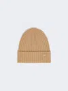 Max Mara Wool Yarn Beanie In Brown