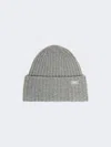 Max Mara Wool Yarn Beanie In Gray