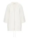 Max Mara Wool Yarn Cardigan In White