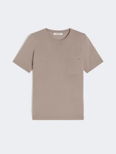 Max Mara Wool Yarn Crew-neck Sweater In Neutral