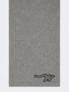 Max Mara Wool Yarn Scarf In Gray