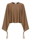 Max Mara Wool Yarn Sweater In Sand