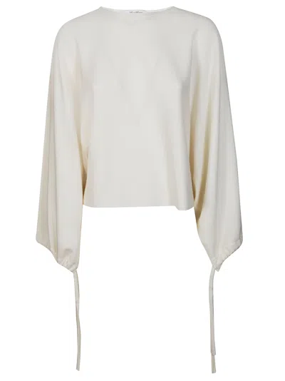 Max Mara Wool Yarn Sweater In White