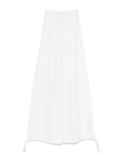 MAX MARA WOOL YARN TROUSERS