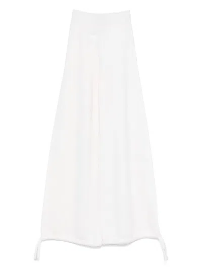 MAX MARA WOOL YARN TROUSERS