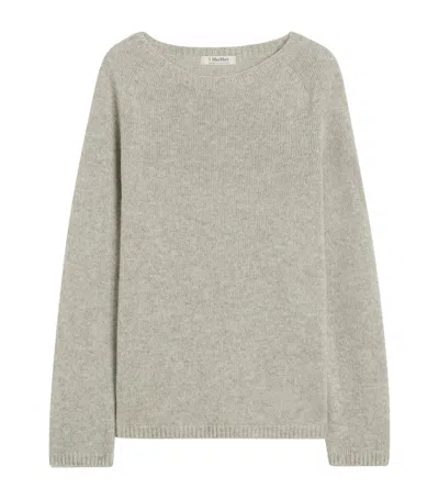 Max Mara Wool-blend Sweater In Beige