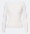 Max Mara Wool-blend Sweater In White