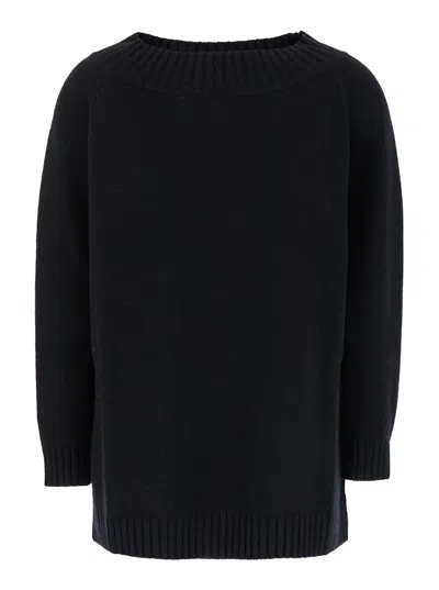 Max Mara Wool-cashmere Blend Sweater In Blue