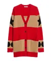 Max Mara Multicolor Valido 1951-motif Striped Cardigan In Red