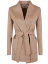 Max Mara Woolen Coat In Brown